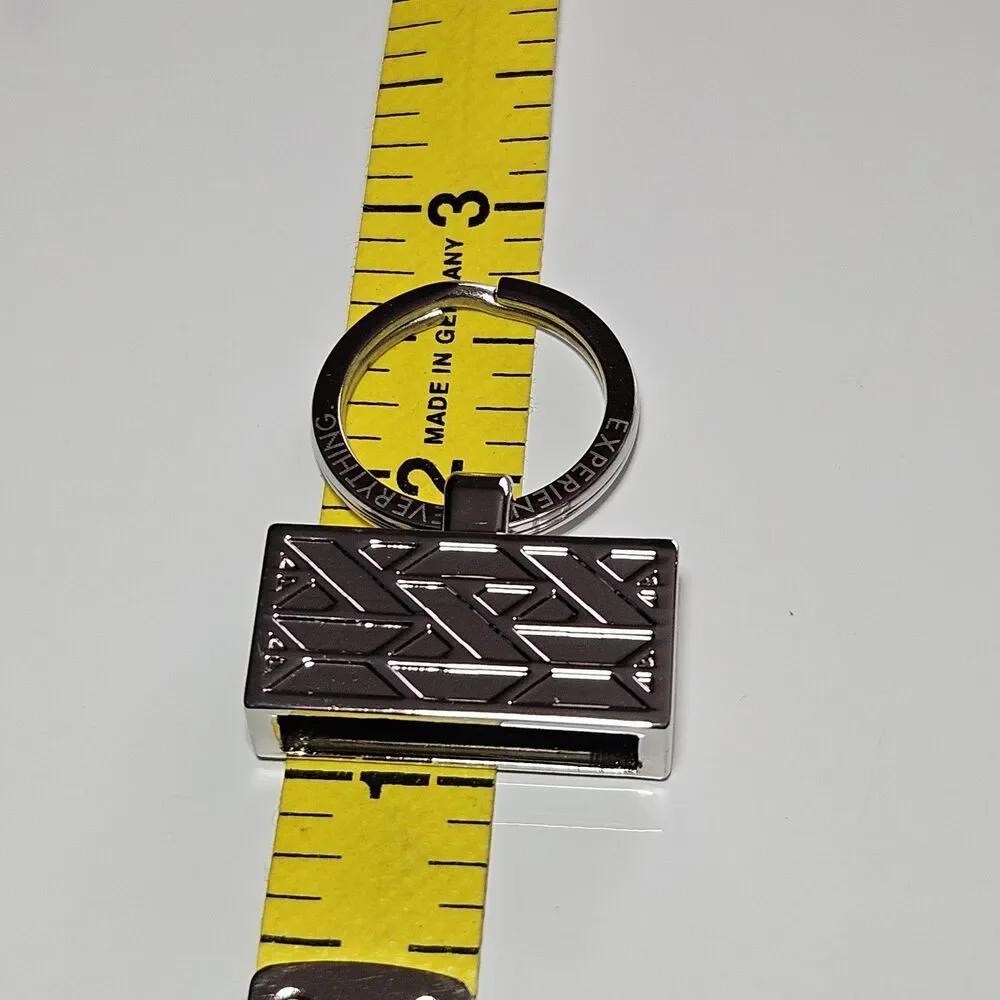 ZOX 'Experience Everything' Single Keychain Chrome metal VOX